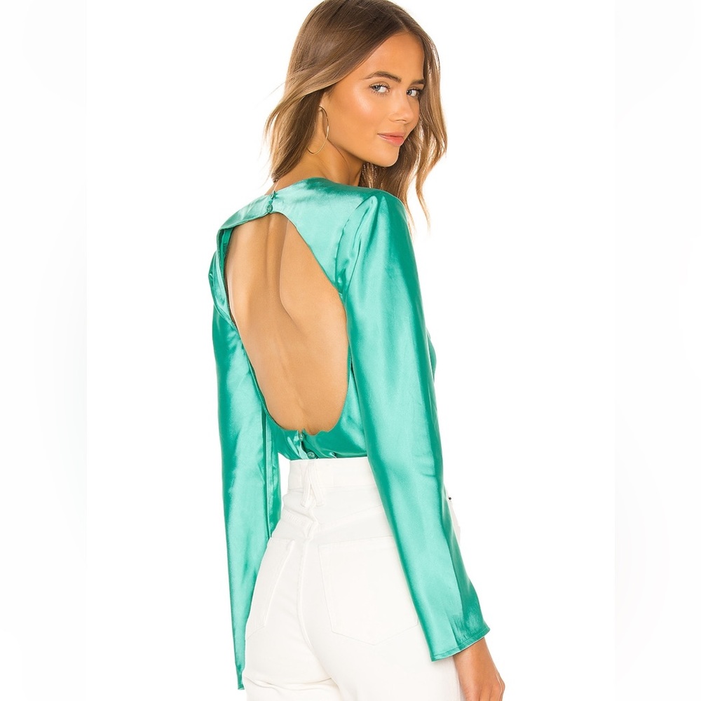 C/MO Collective x Revolve Silk Blouse